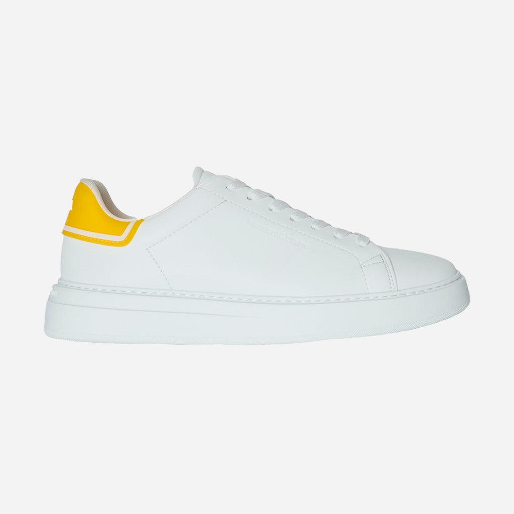 Sneaker Blanco/Amarillo Logo H&B