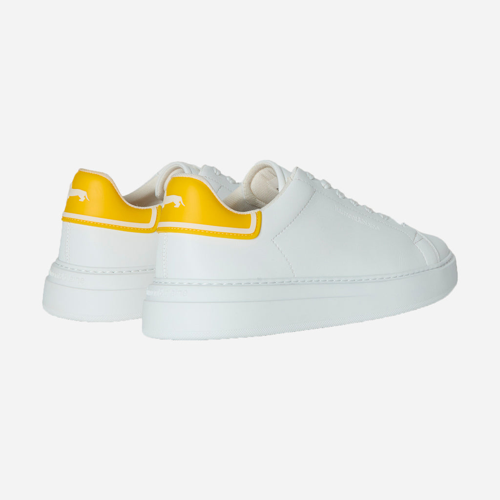 Sneaker Blanco/Amarillo Logo H&B