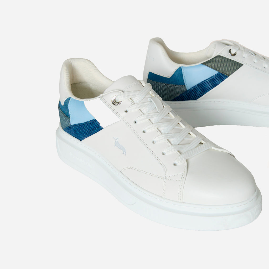Sneaker Blanco/Azul Logo H&B
