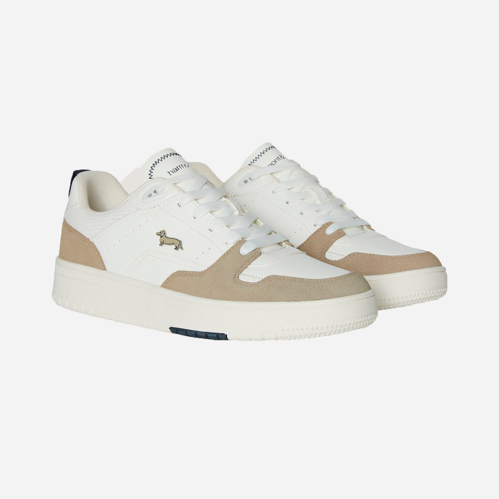 Sneaker Beige/Marròn Claro Logo H&B