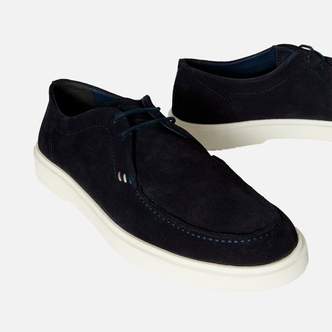 Zapato Shoes Azul Marino en Gamuza H&B