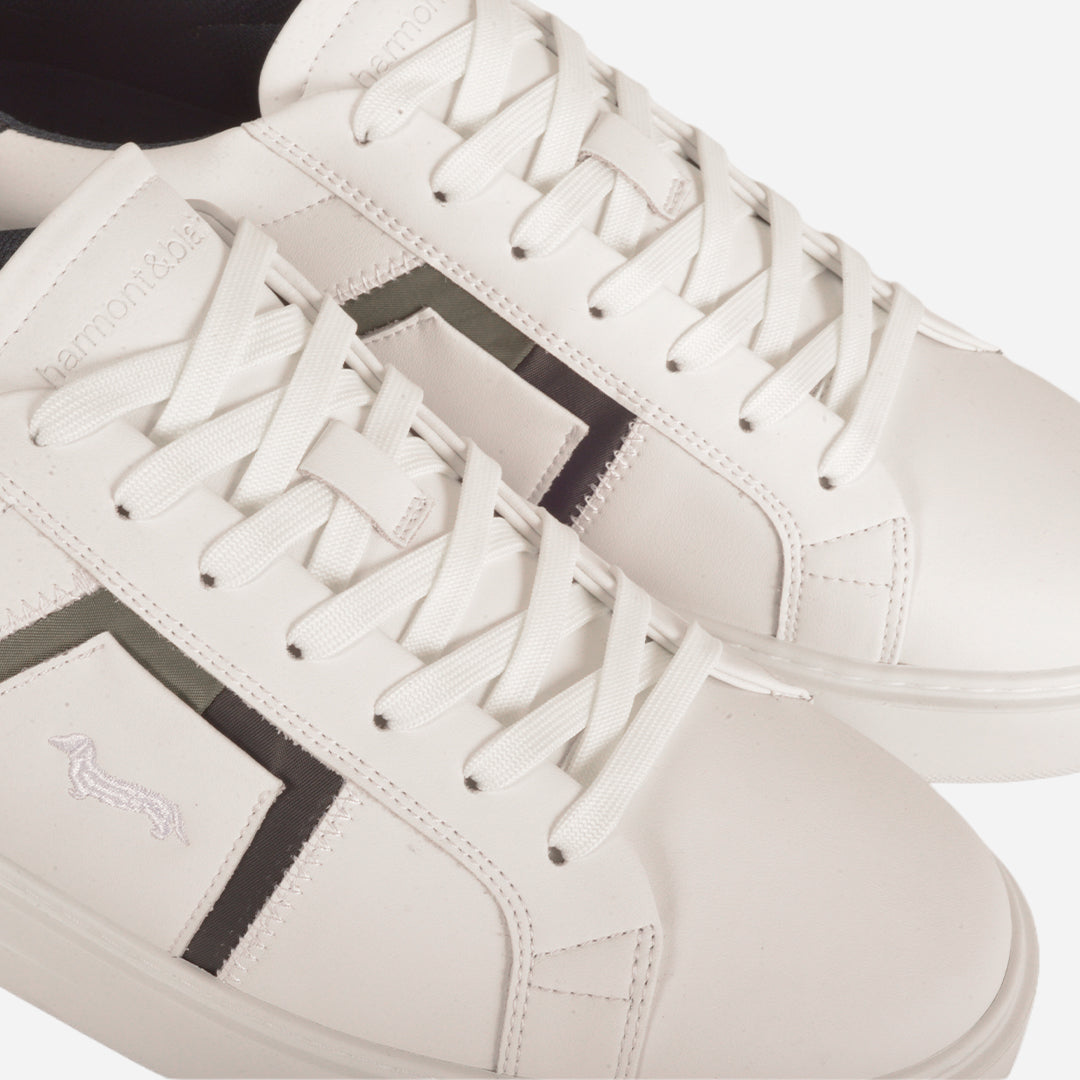 Tenis White Signature Hombre H&B.