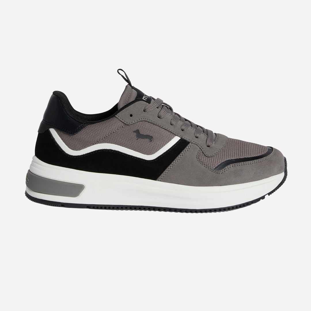 Zapatos Gamuza Gris Hombre H&B.
