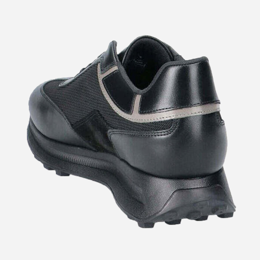 Tenis Cuero Negro Hombre H&B.