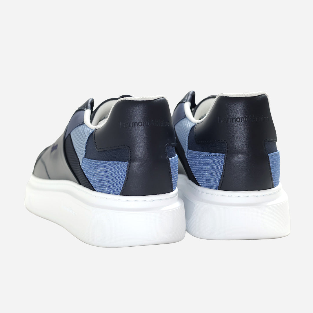 Tenis Azul Multicolor Hombre H&B.