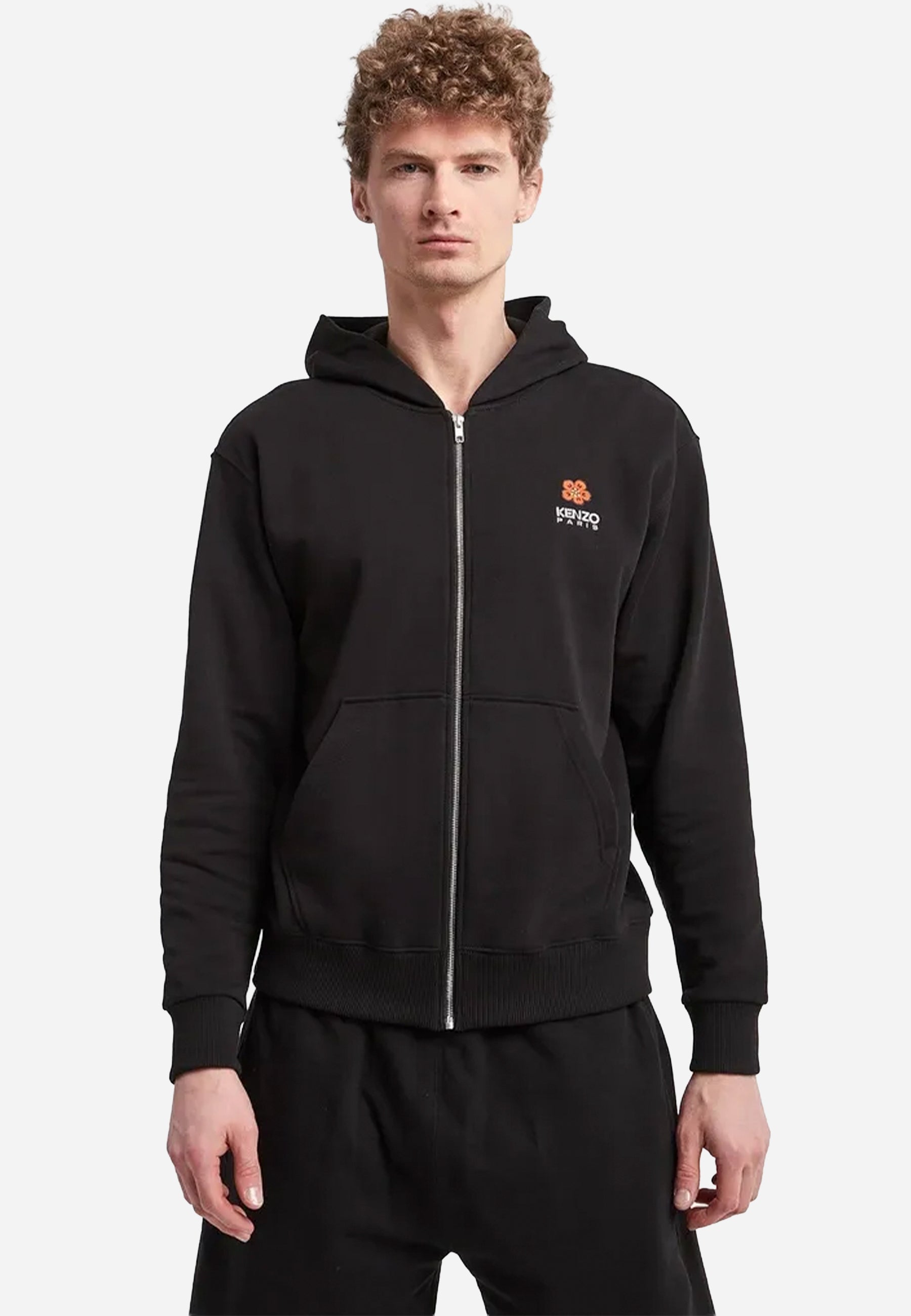 Hoodie Negro Hombre K.