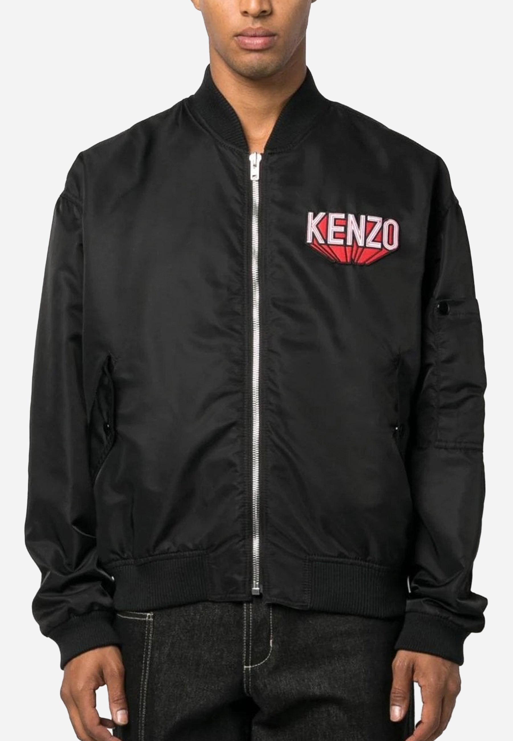 Chaqueta Bomber Negra Hombre K.