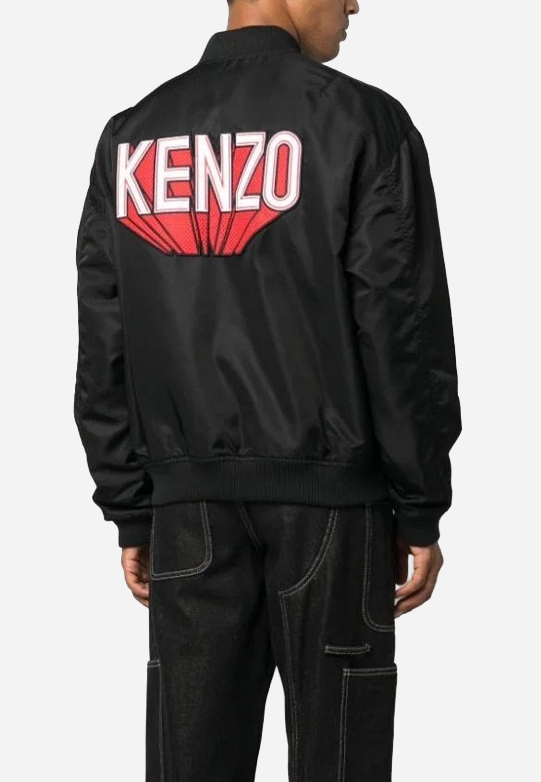 Chaqueta Bomber Negra Hombre K.