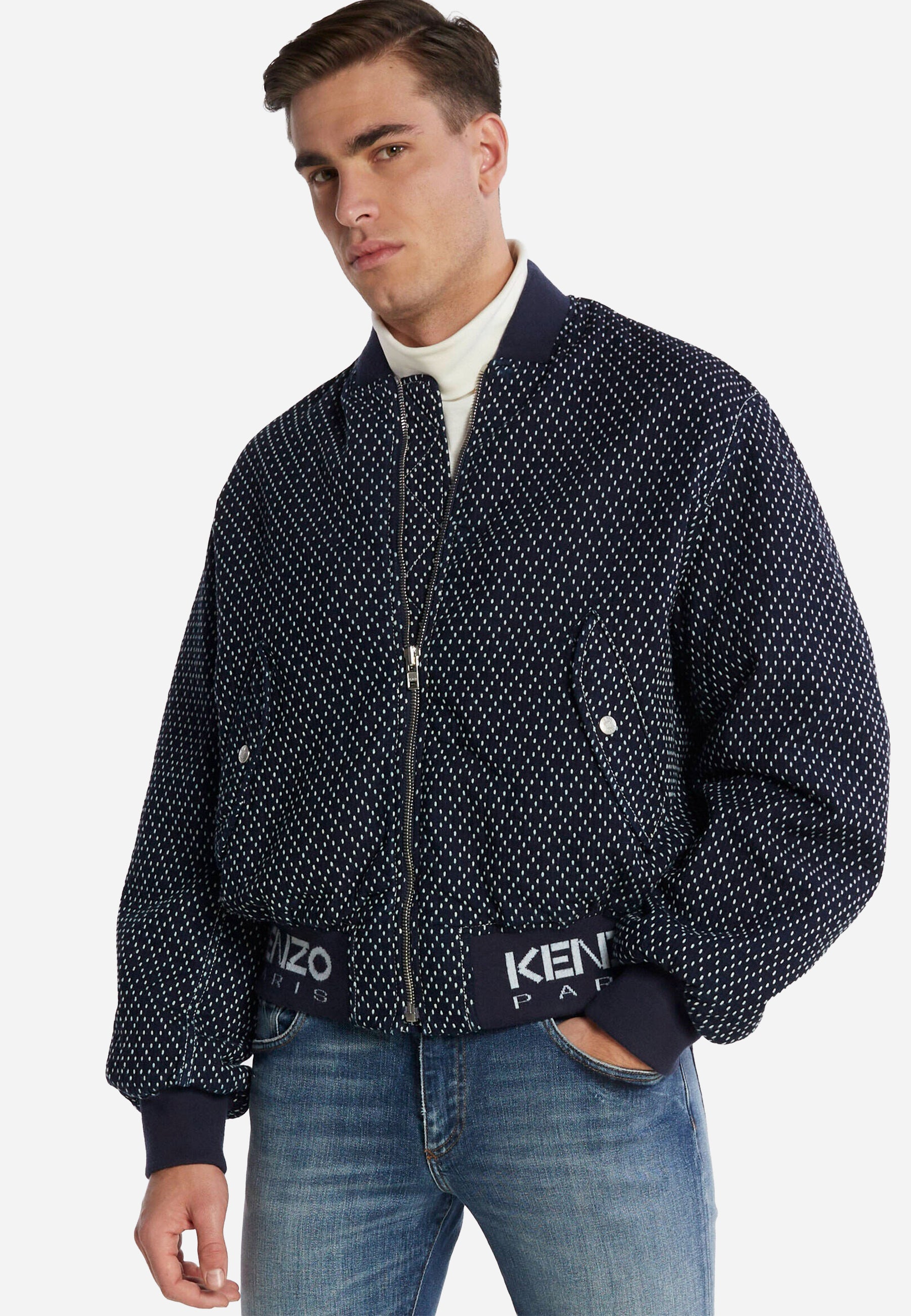 Chaqueta Azul Hombre K.