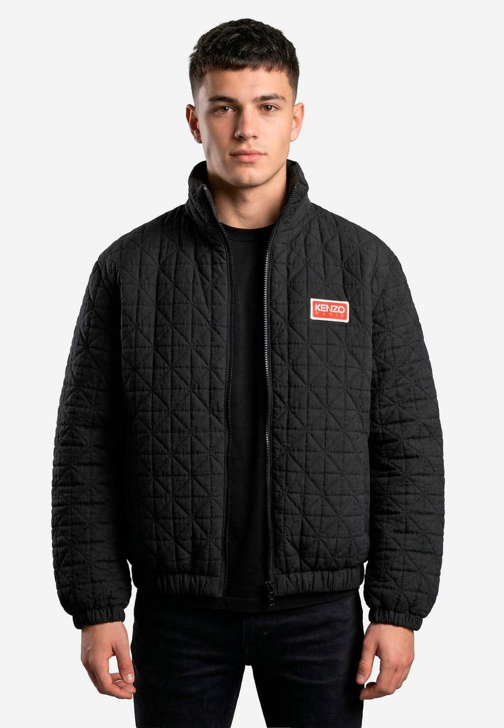 Chaqueta Quilted Negra Hombre K.P.