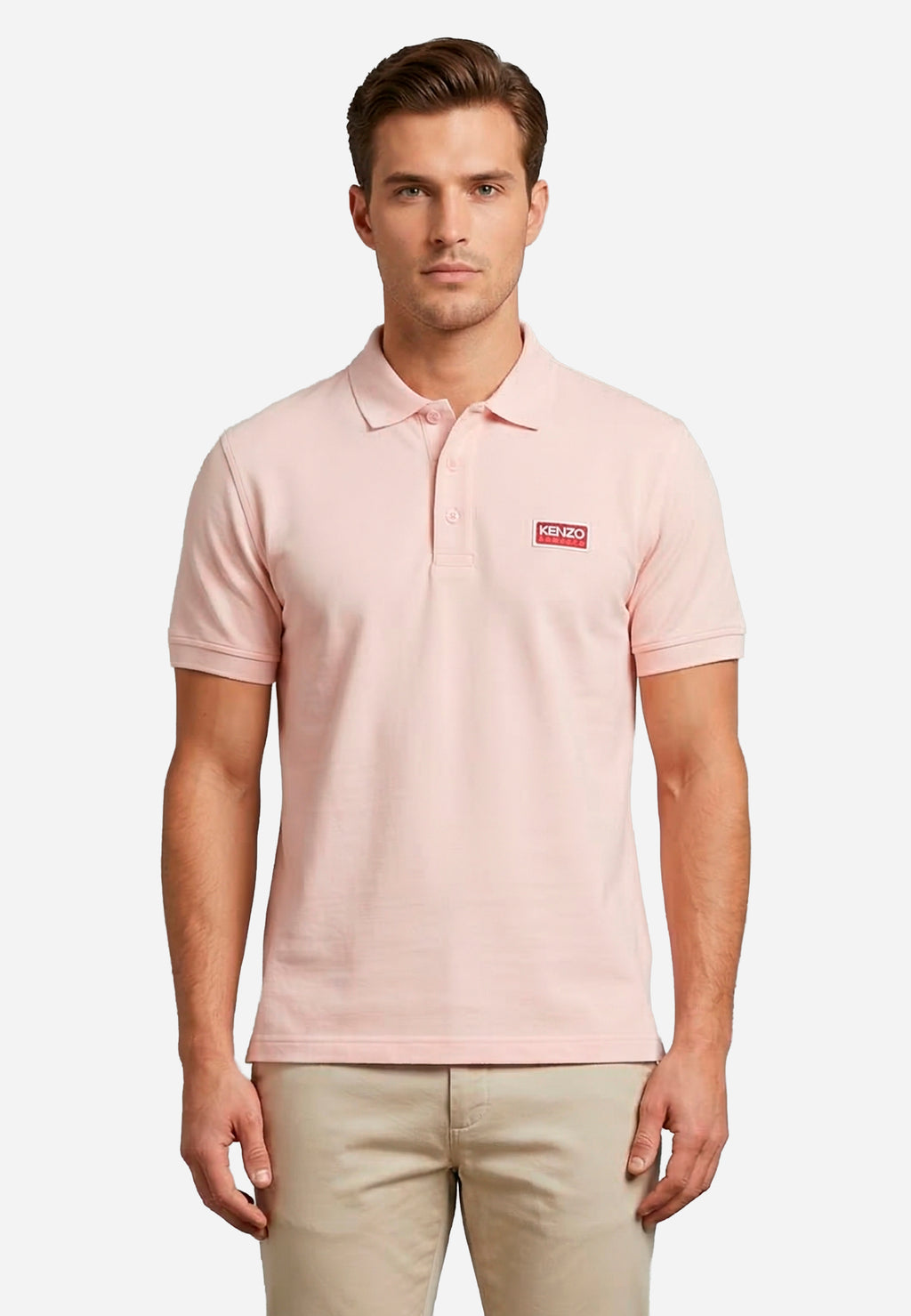 Camiseta Polo Modern Rosada K.P.