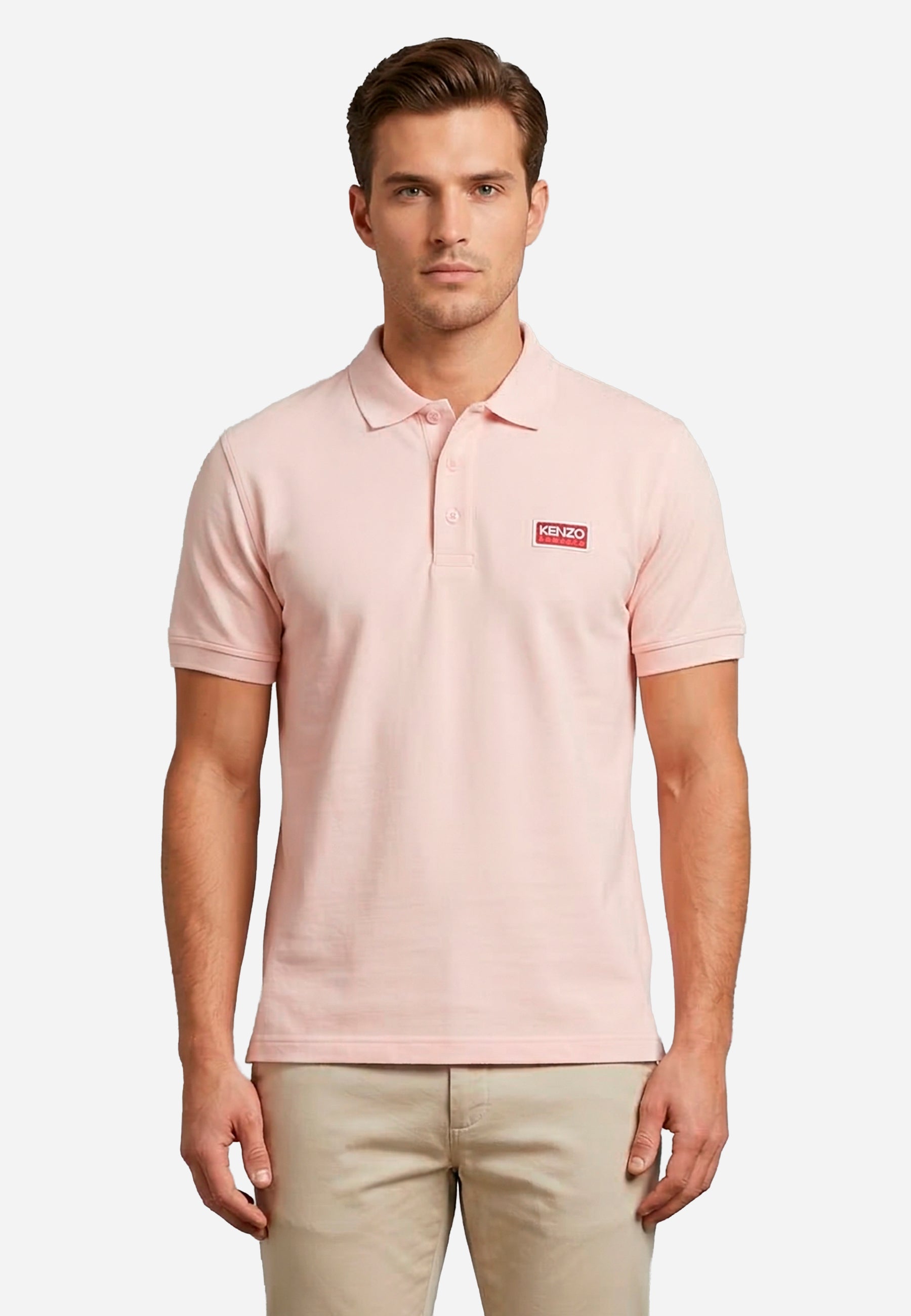 Camiseta Polo Modern Rosada K.P.
