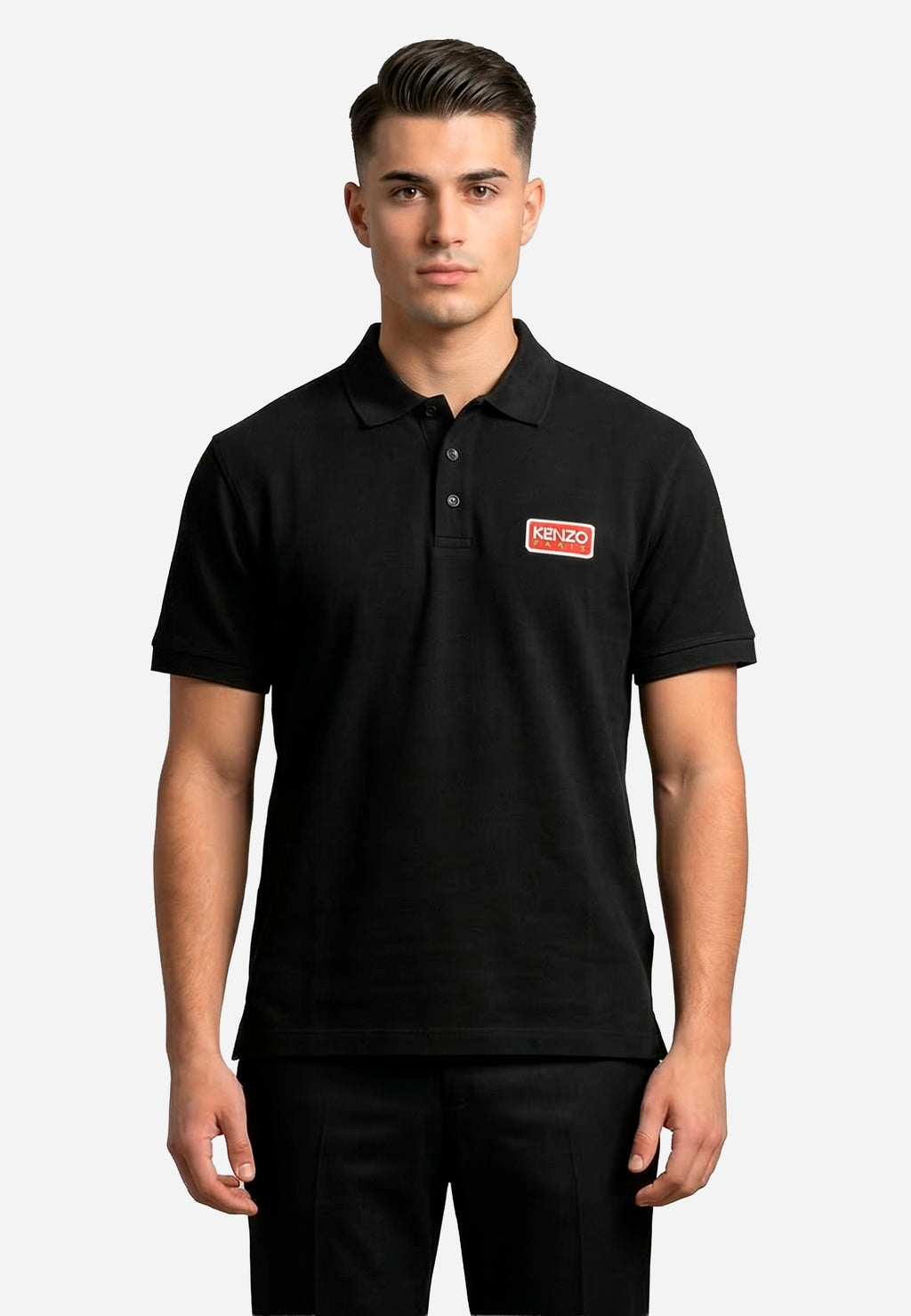 Camiseta Polo Modern Negro K.P.