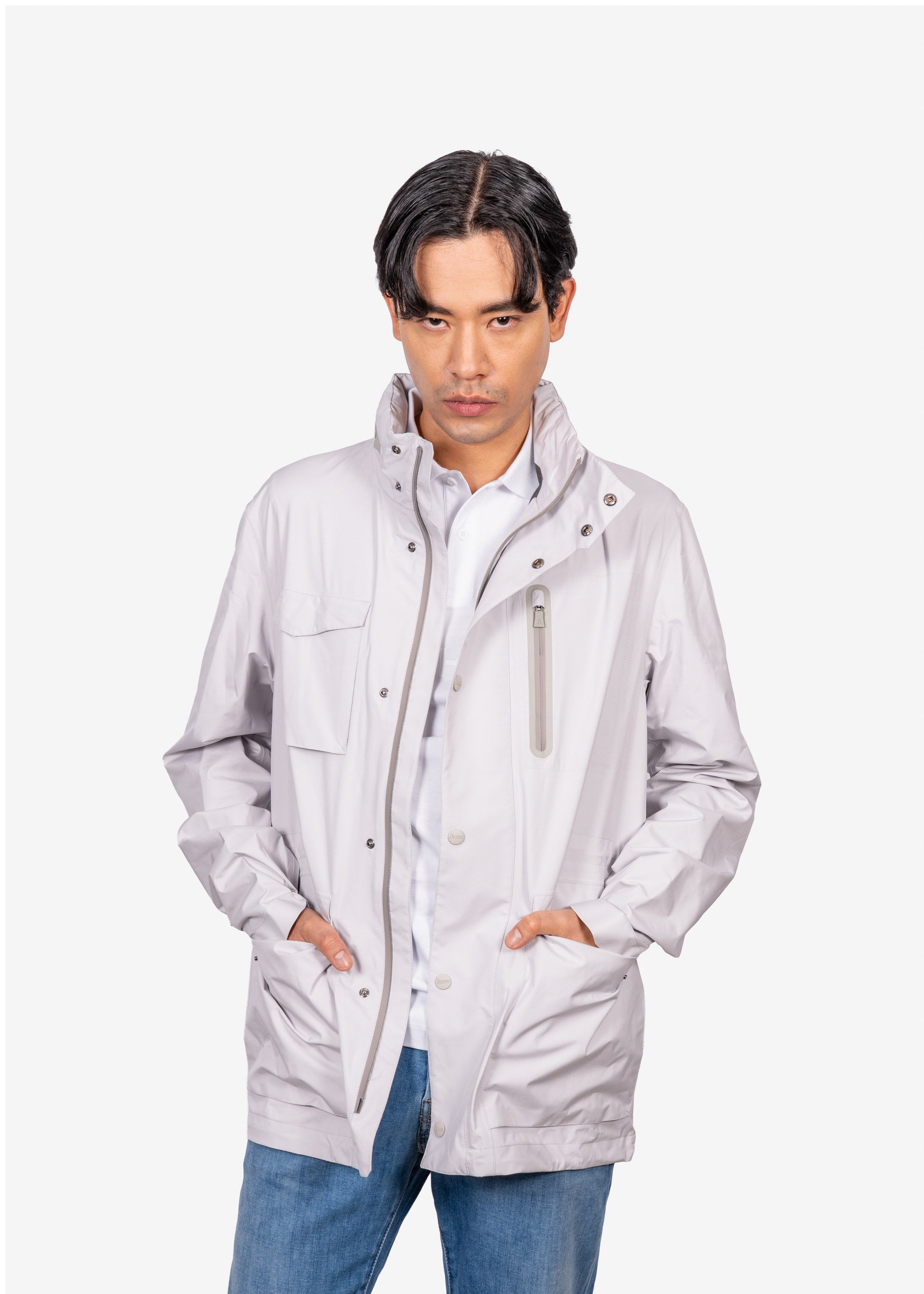 CHAQUETA HERNO CABALLERO GRIS POLIESTER (FI00013UL111011250)