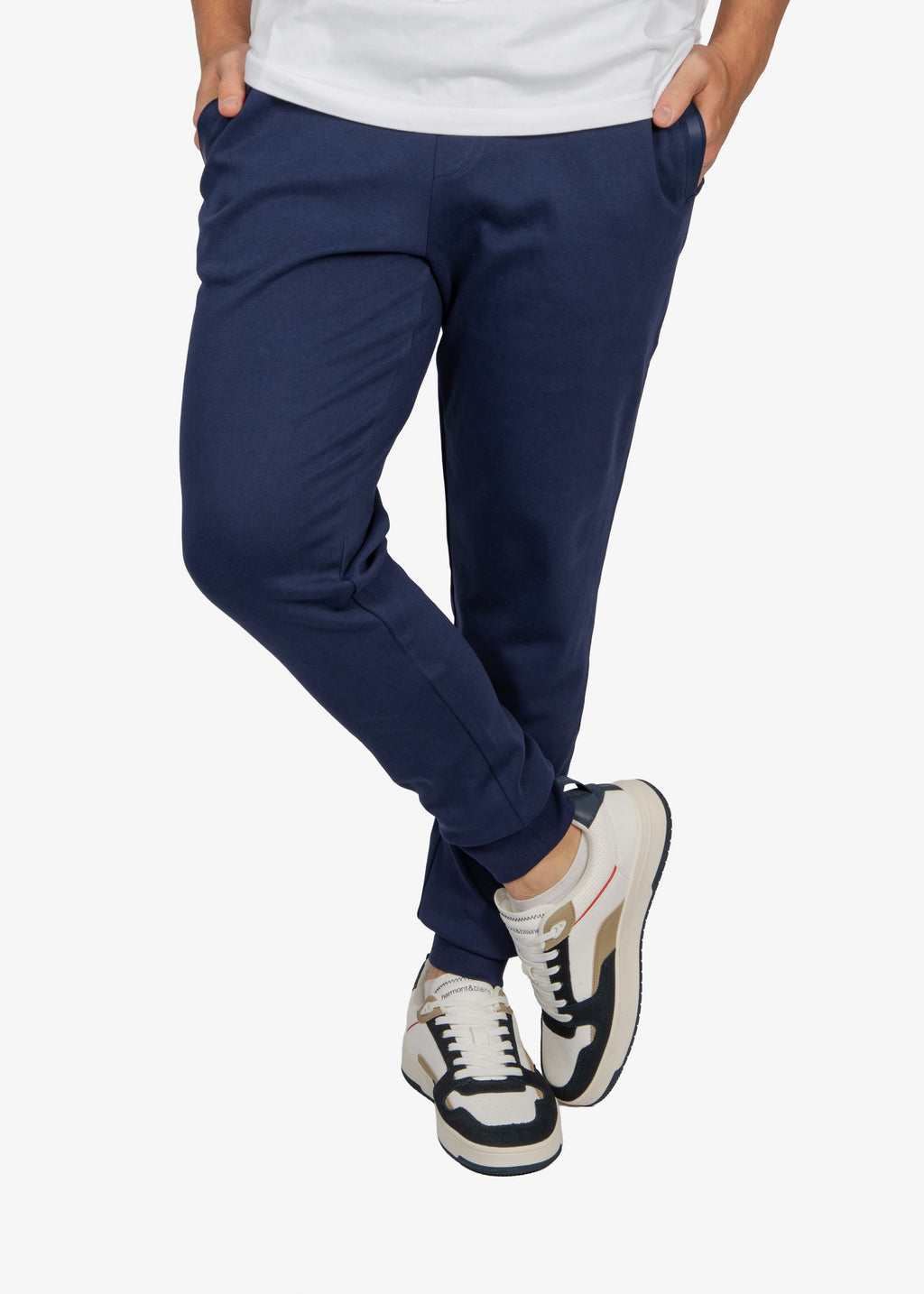 Pantalón Sudadera Azul Marino en Algodón H&B