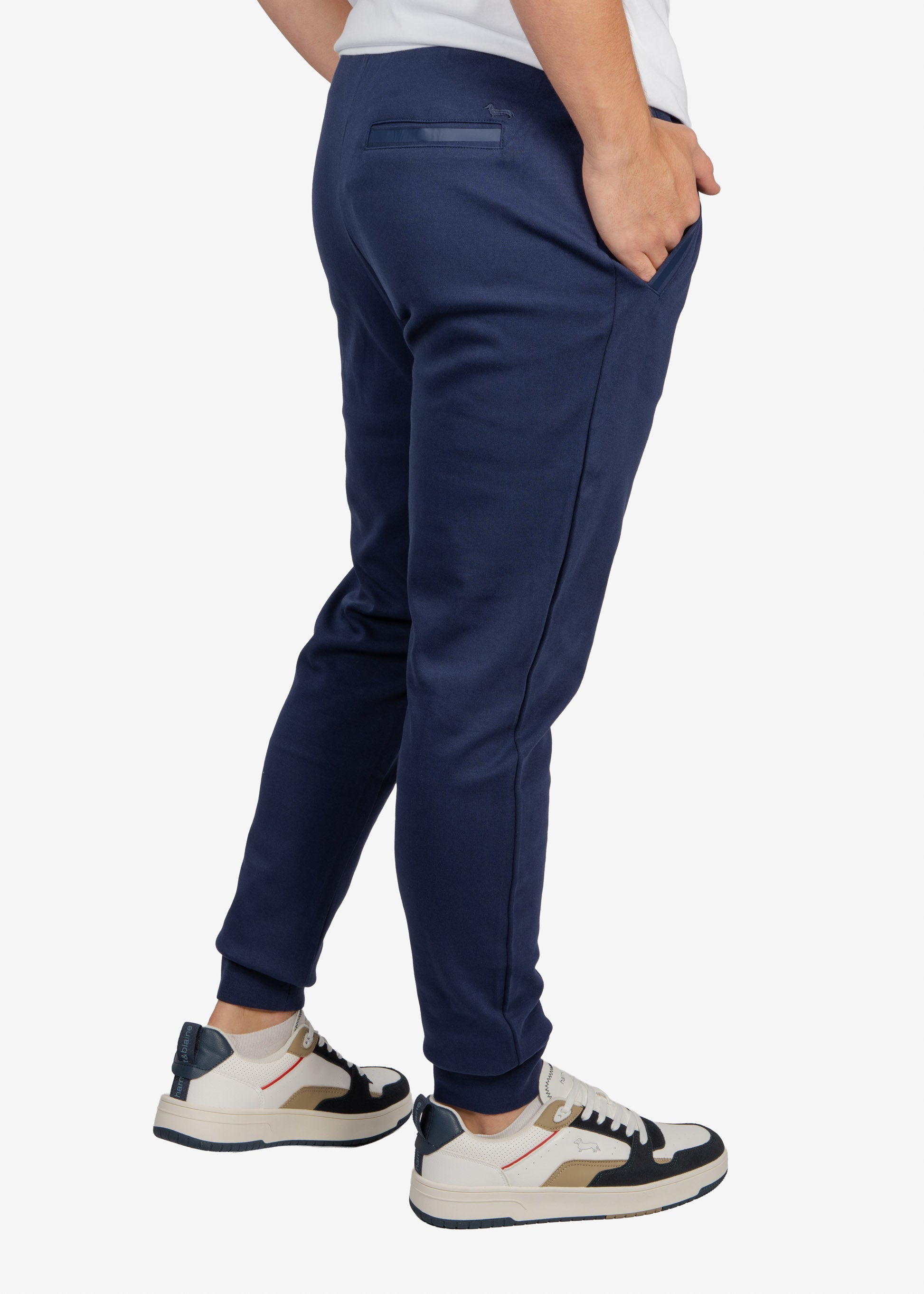 Pantalón Sudadera Azul Marino en Algodón H&B