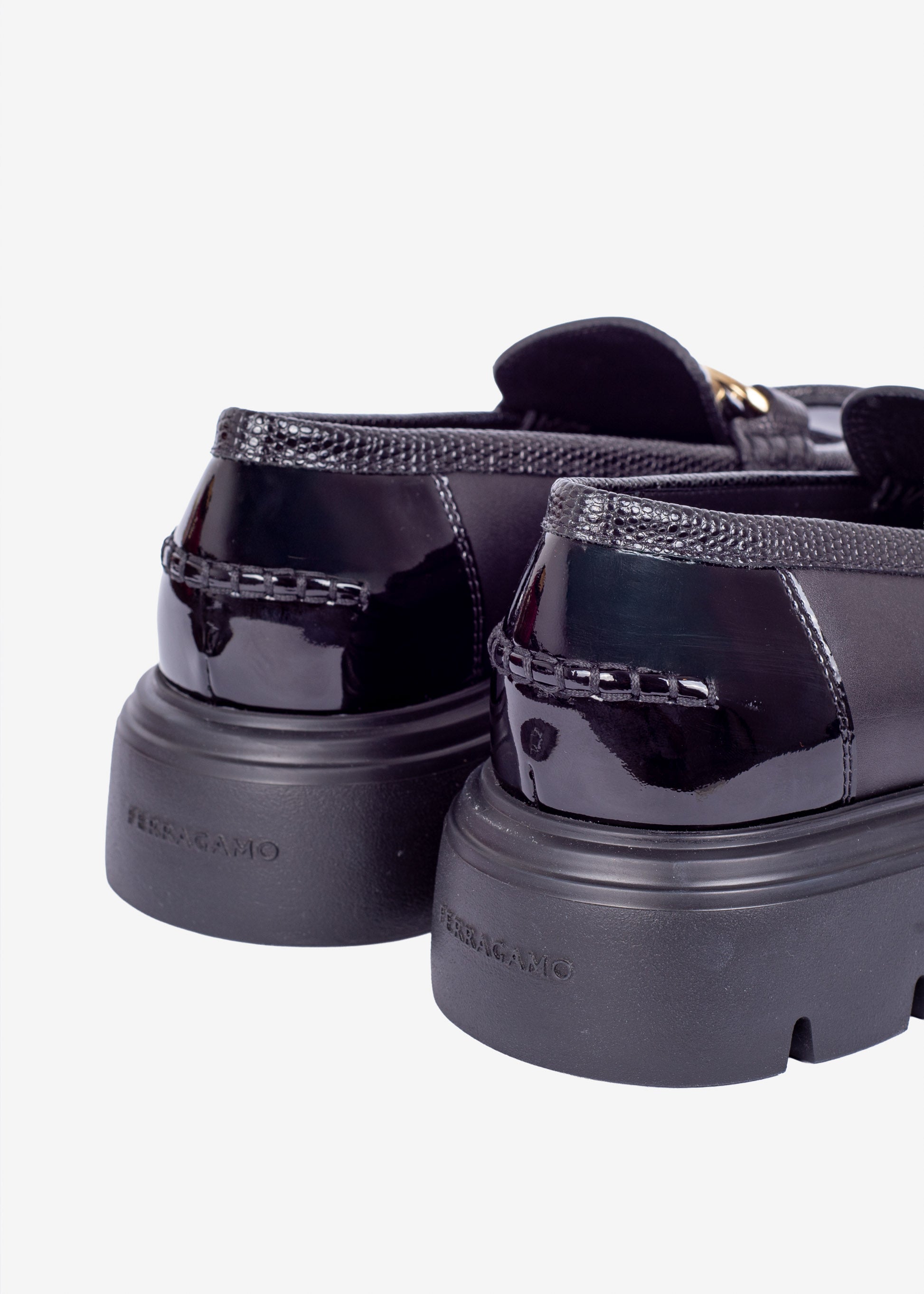 ZAPATO FERRAGAMO DAMA NEGRO CUERO (775103-BROOKE)