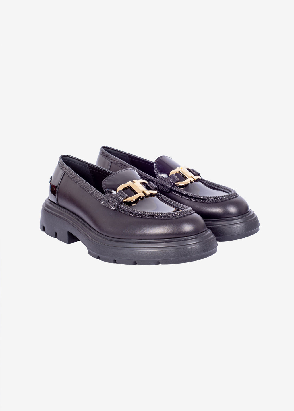 ZAPATO FERRAGAMO DAMA NEGRO CUERO (775103-BROOKE)