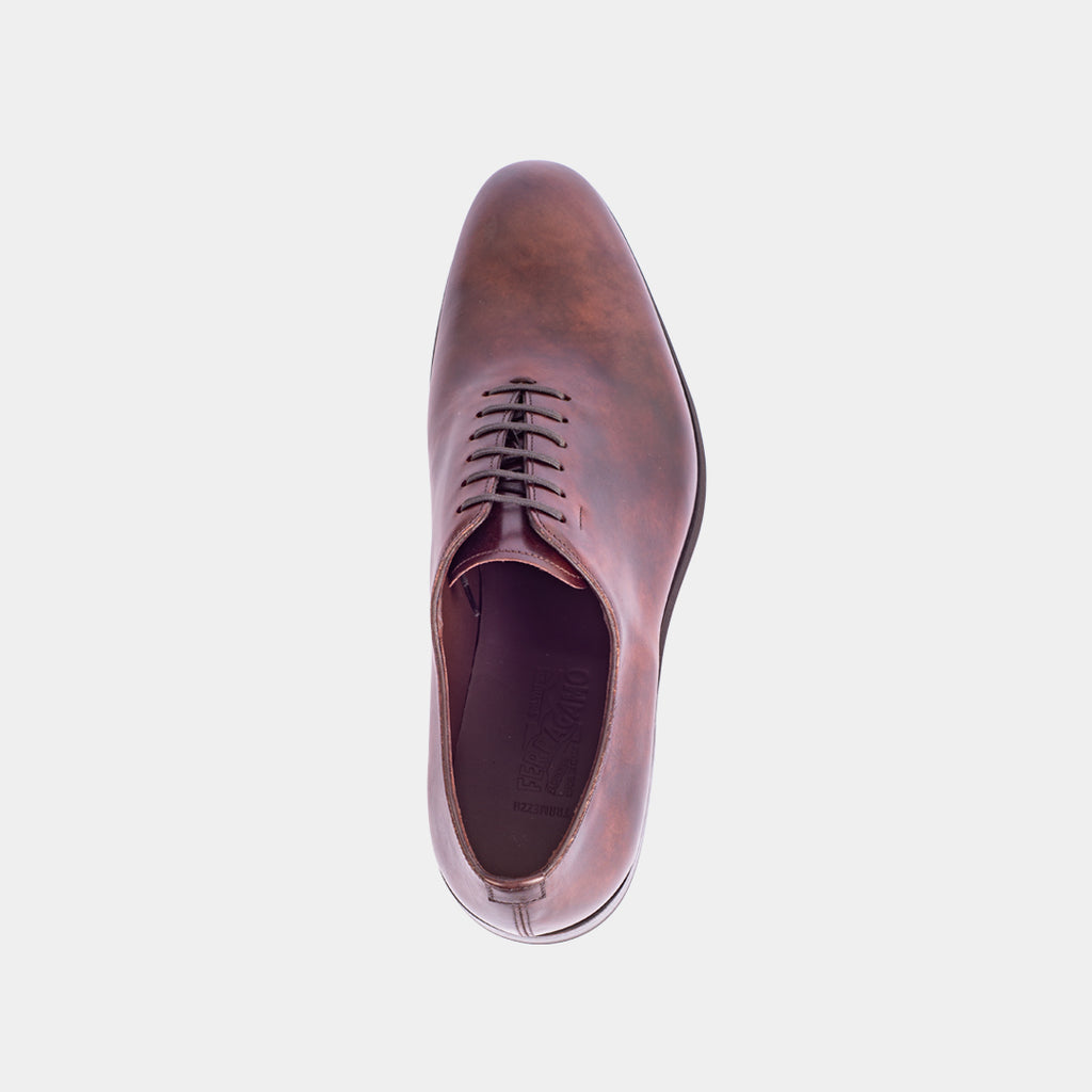 Zapato Oxford Tramezza Marrón Cuero S.F.
