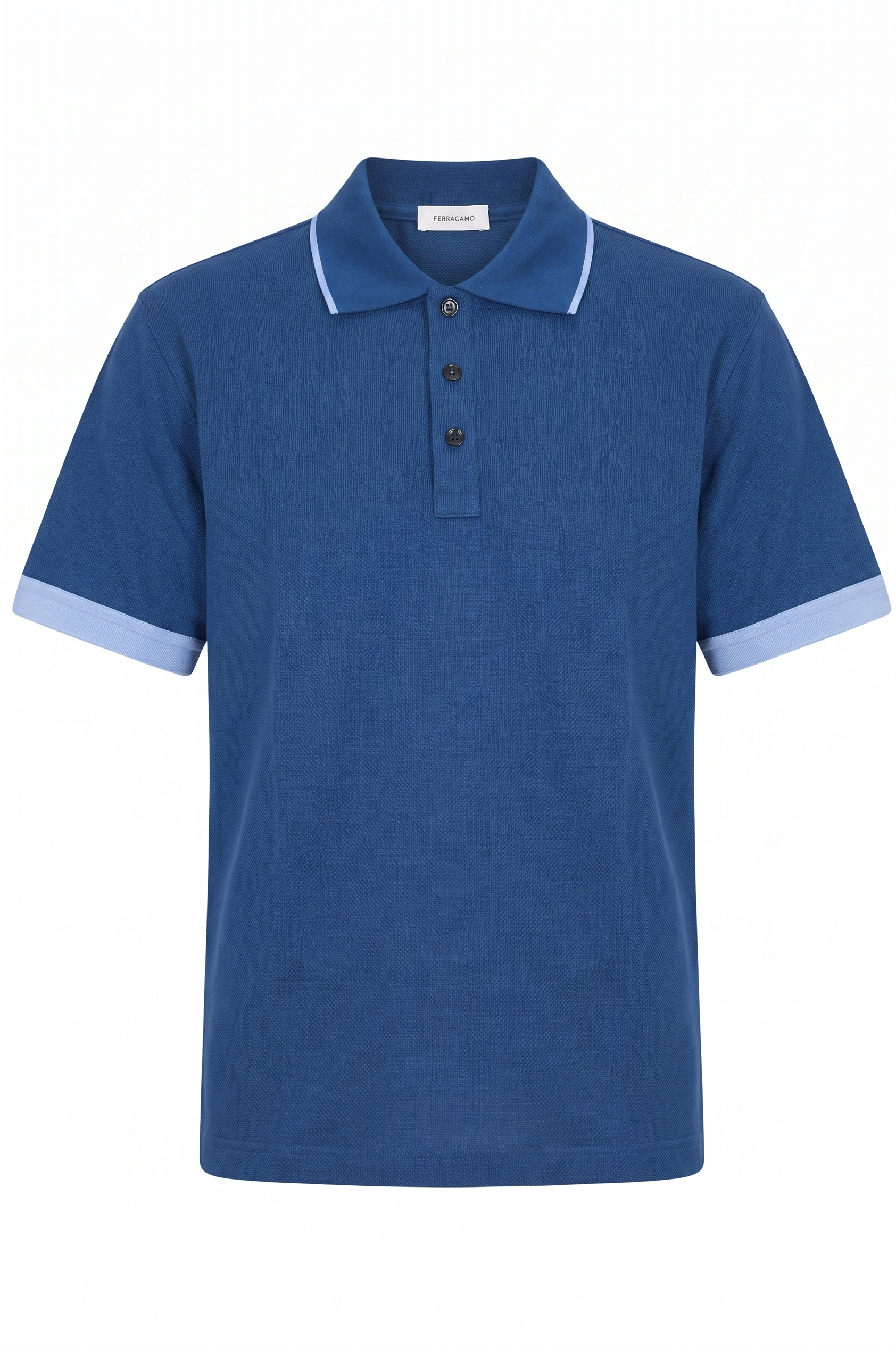 Camiseta Polo Azul Marino Hombre S.F.