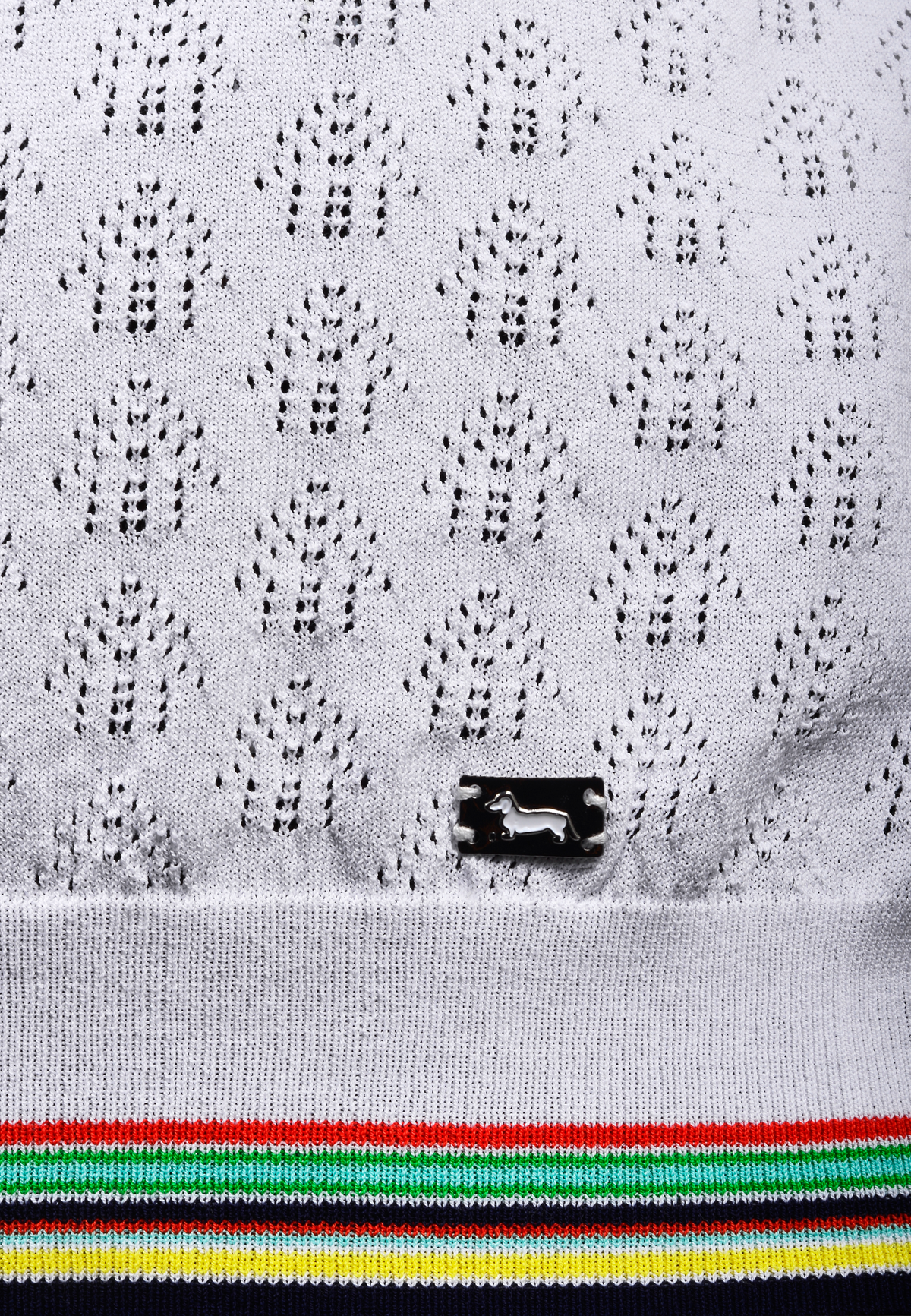Sweater Blanco Líneas H&B