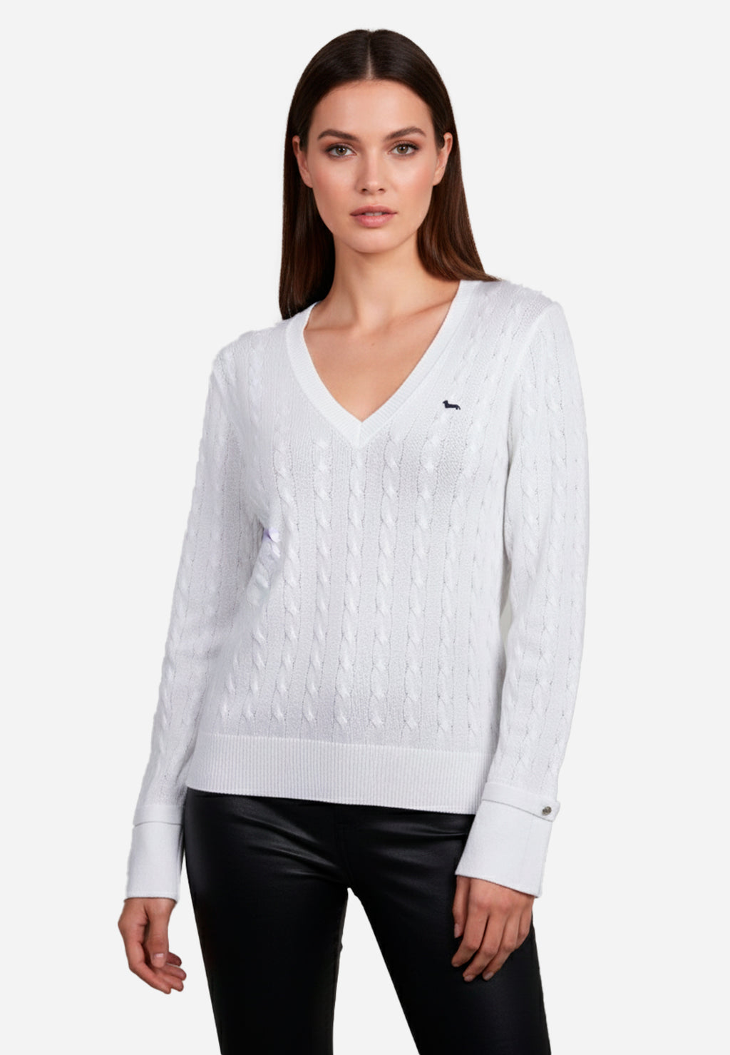 Sweater Tejido Blanco Dama H&B