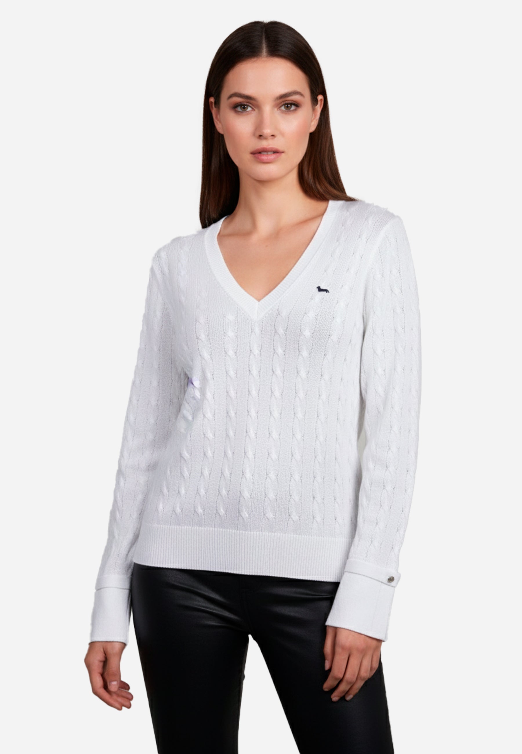 Sweater Tejido Blanco Dama H&B