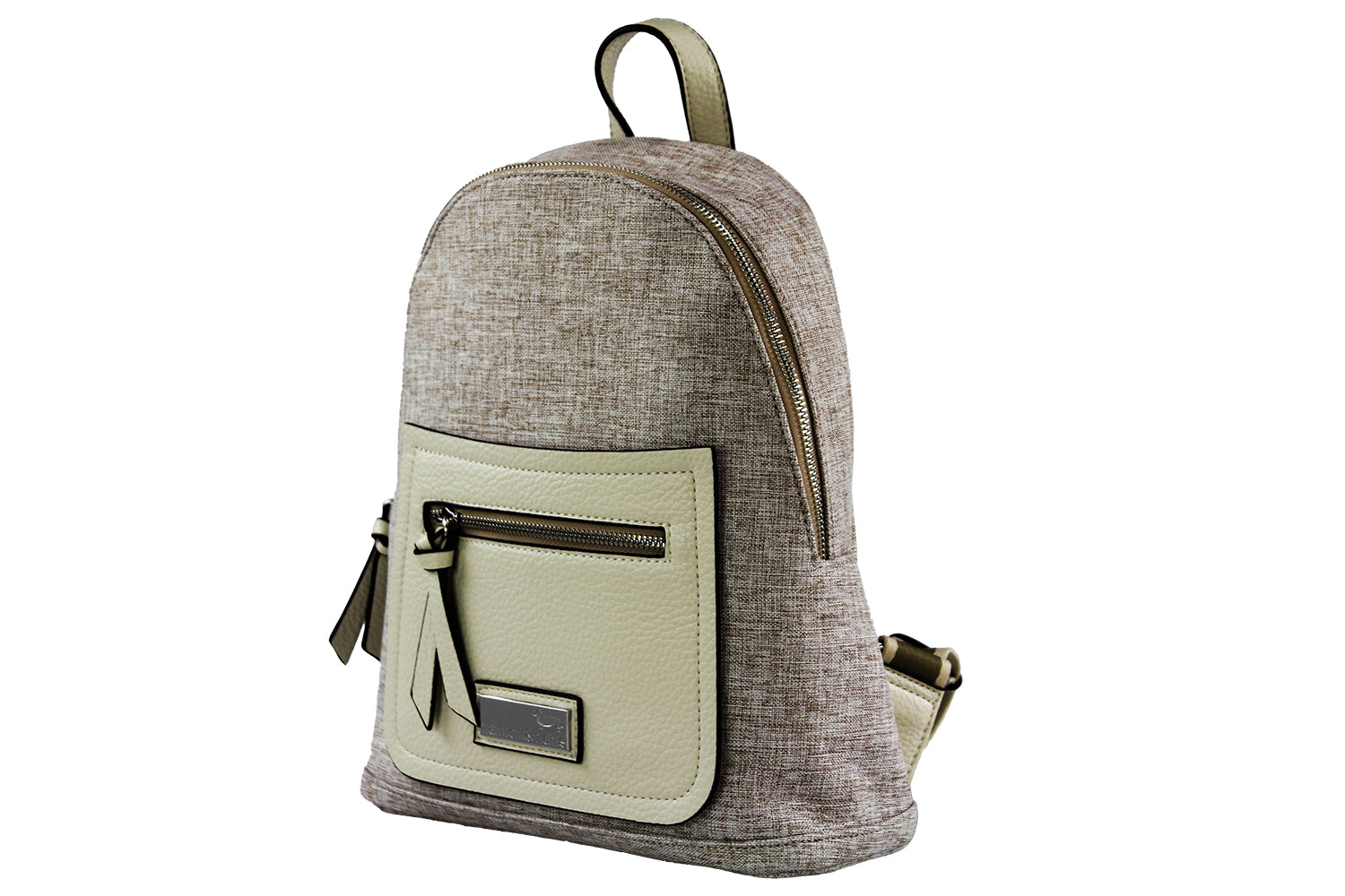 Backpack Beige Café Gamuza H&B