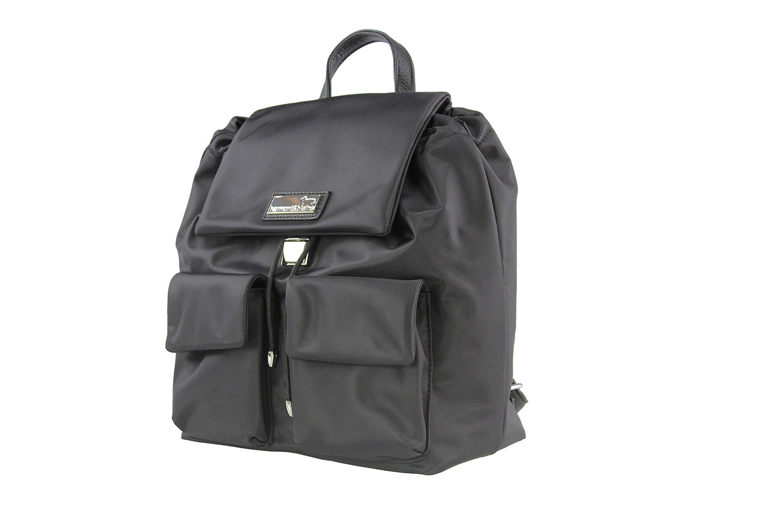 Back Pack Negra Logo H&B