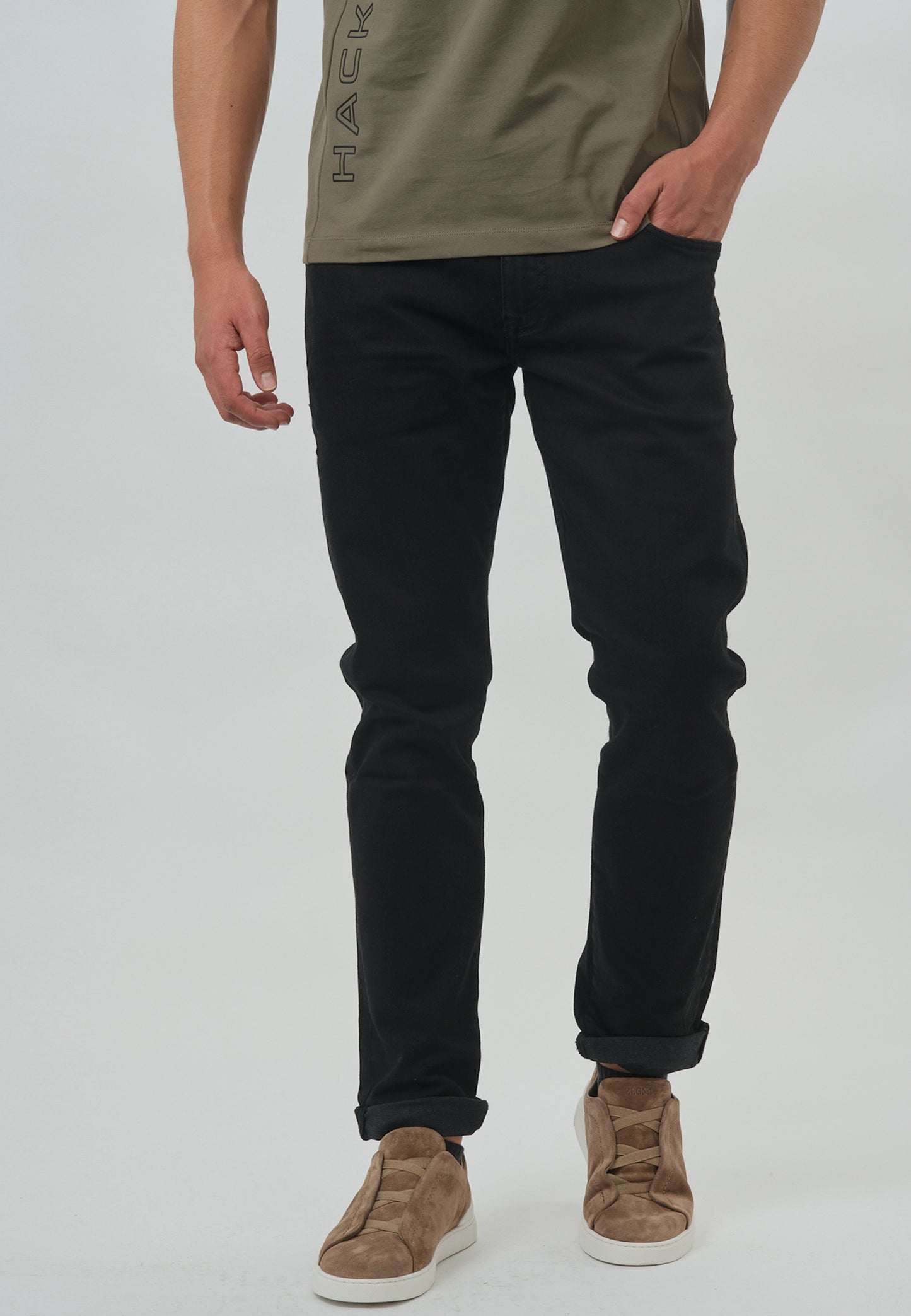 JEANS HACKETT NEGRO (HM212424R-999)