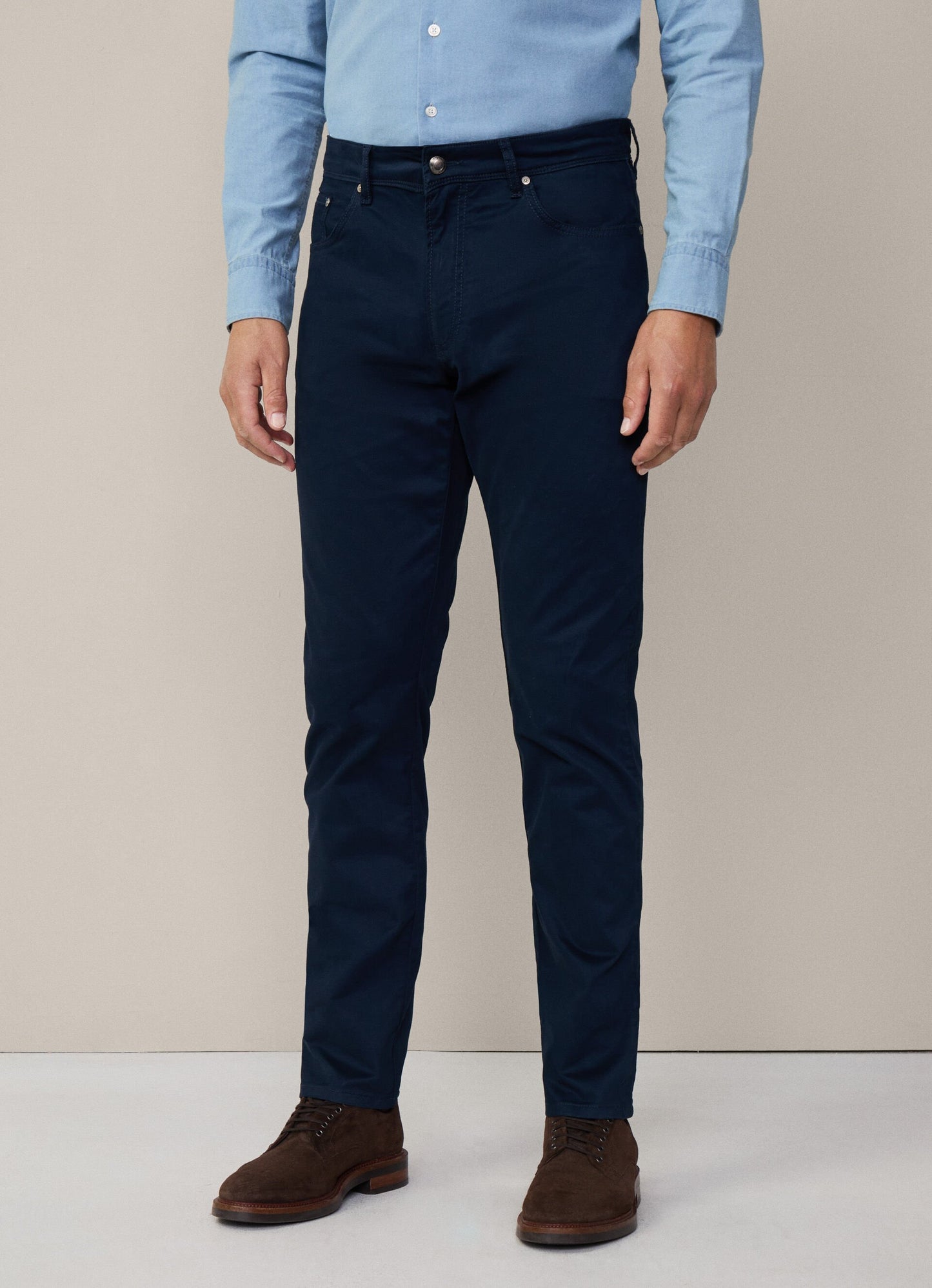 PANTALON HACKETT LONDON AZUL ALG + ELAS (HM212491R-5RS)