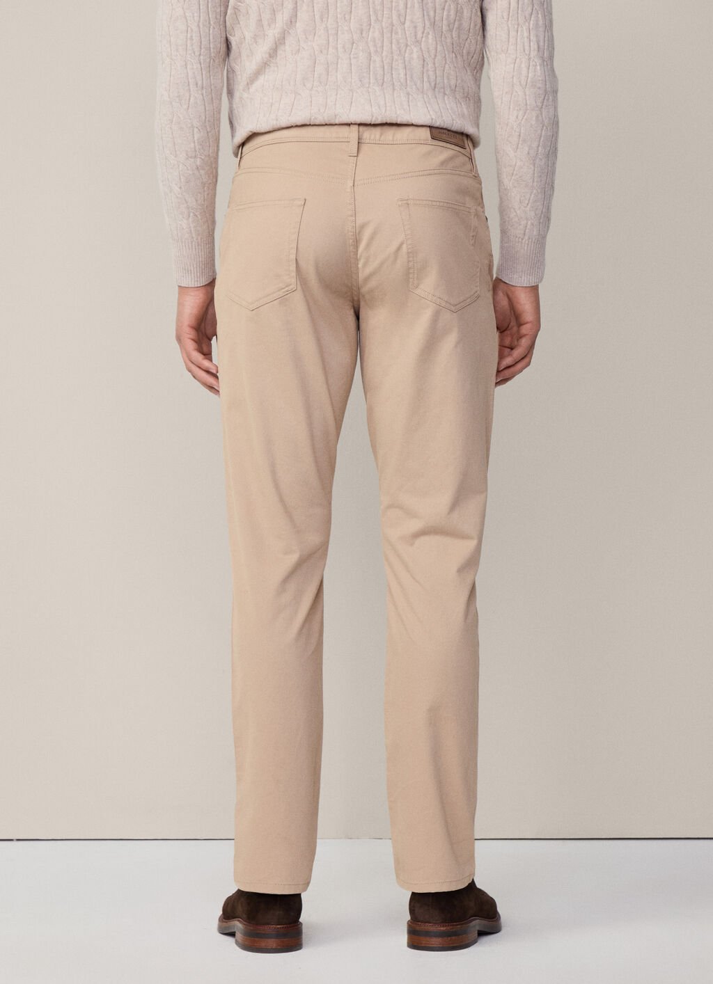 PANTALON HACKETT LONDON CAQUI ALG + ELAS (HM212491R-8FM)