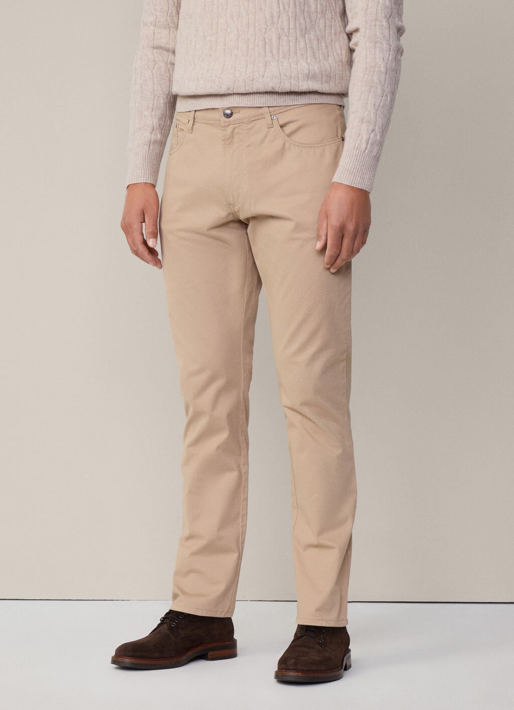 PANTALON HACKETT LONDON CAQUI ALG + ELAS (HM212491R-8FM)