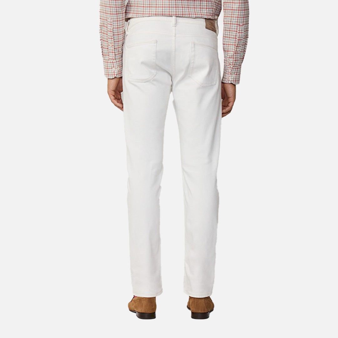 Jeans Hombre Recto Denim Blanco Crudo H.L.