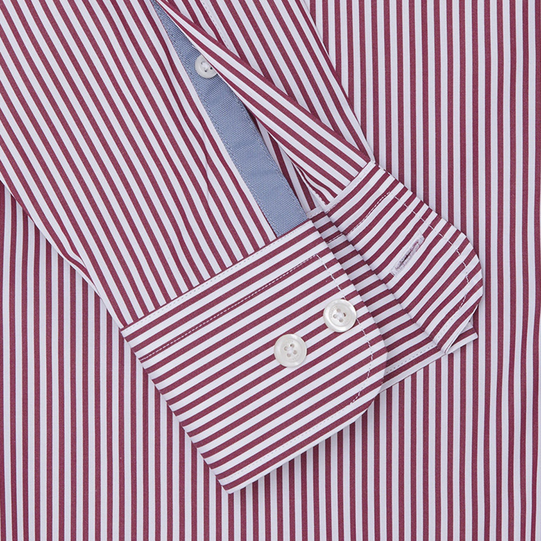 Camisa Rayas Bengala Vinotinto H.L.