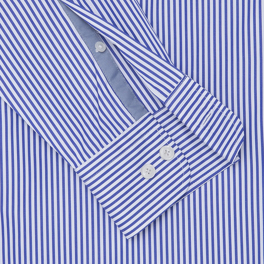 Camisa Rayas Bengala Azul  H.L.