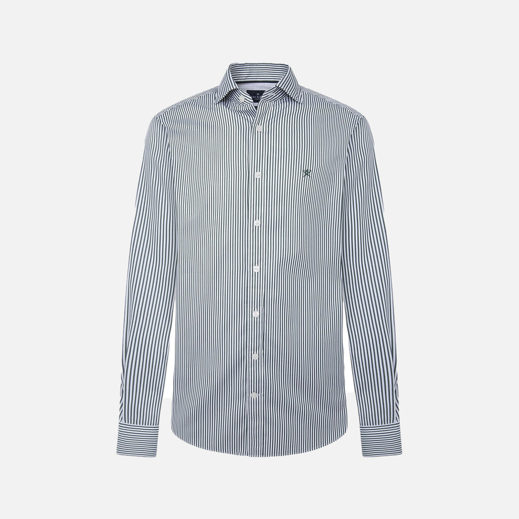 Camisa Rayas Bengala Verde H.L.