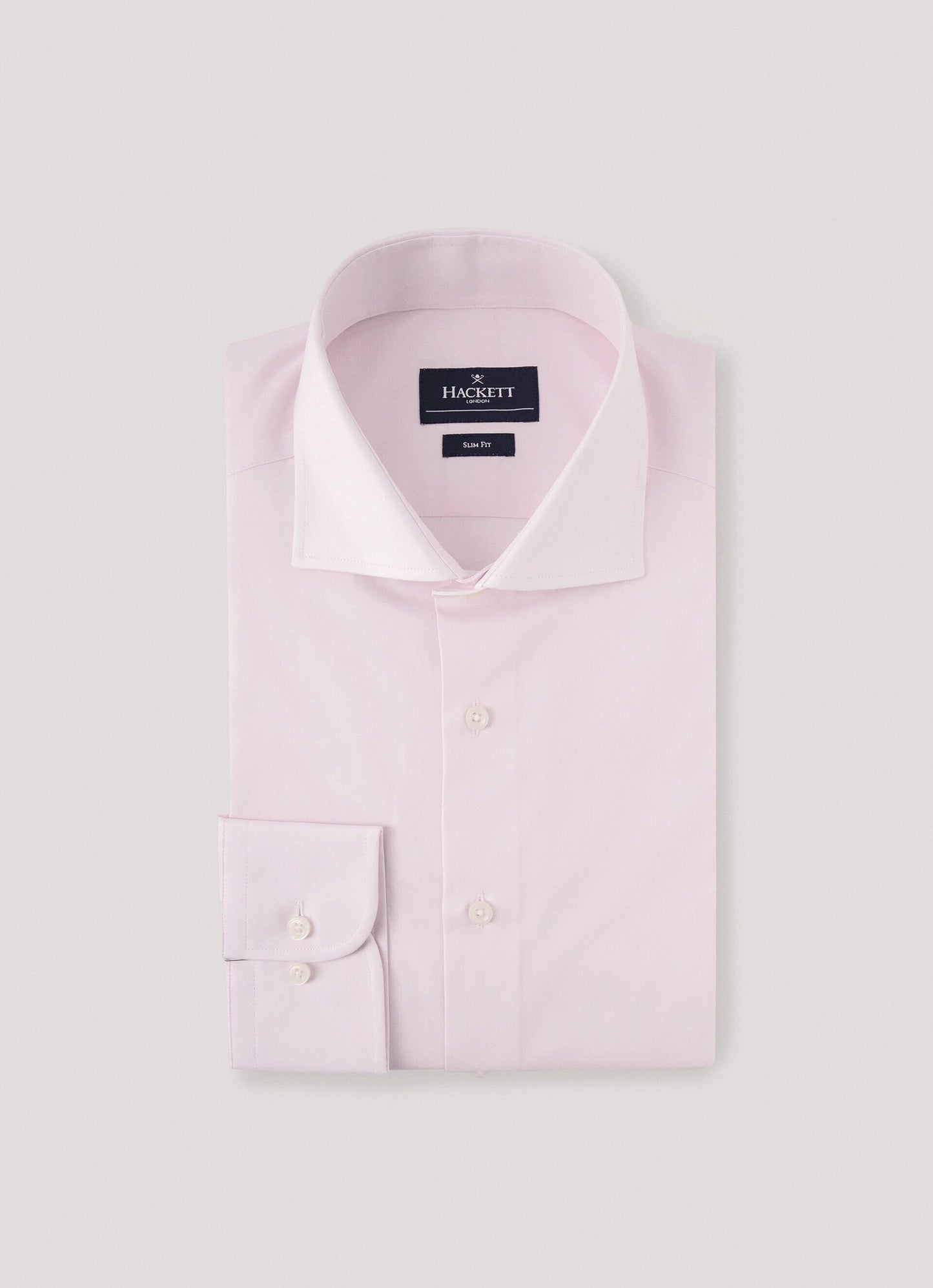 CAMISA HACKETT LONDON ROSADO ALGODON