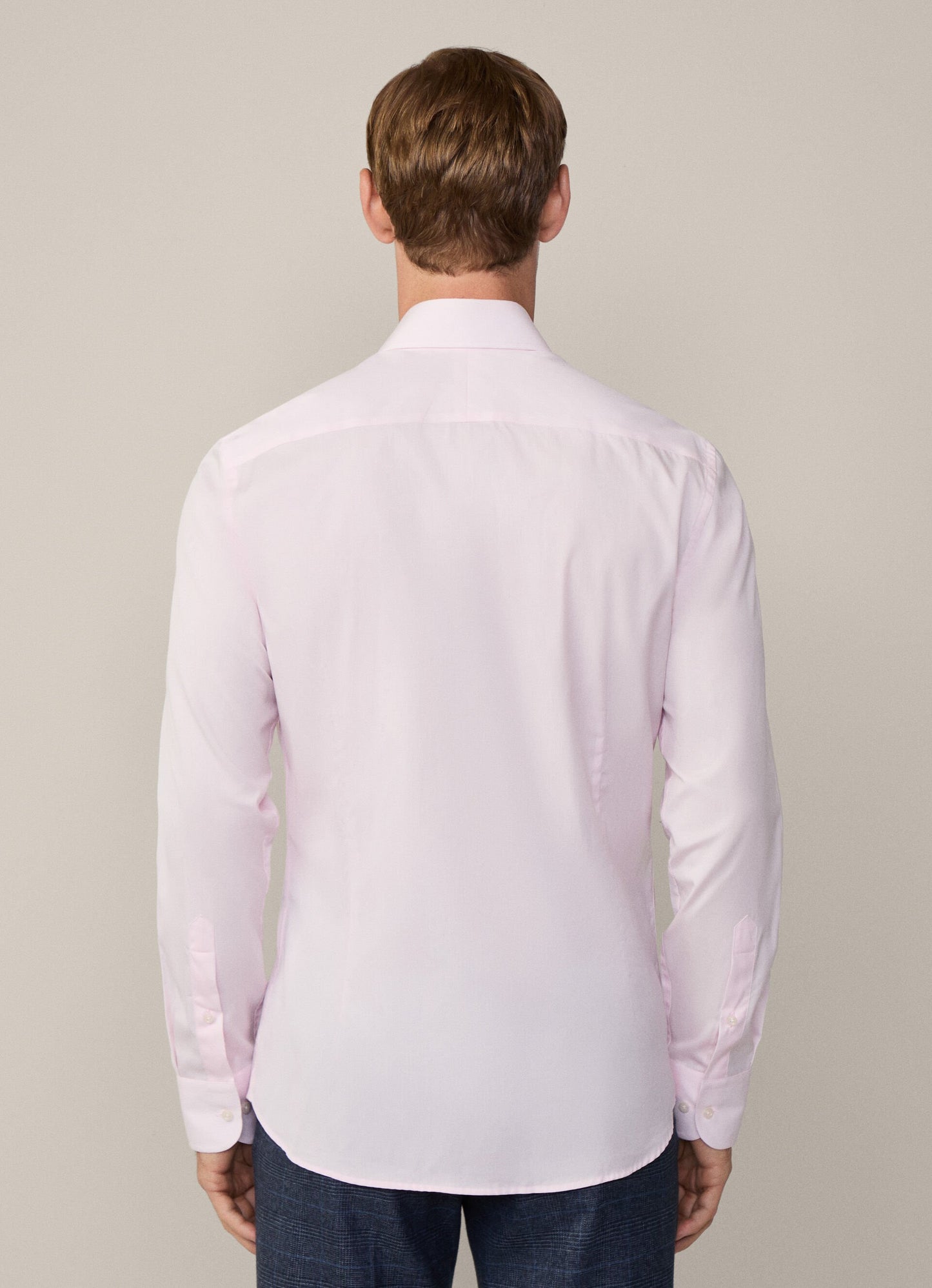 CAMISA HACKETT LONDON ROSADO ALGODON