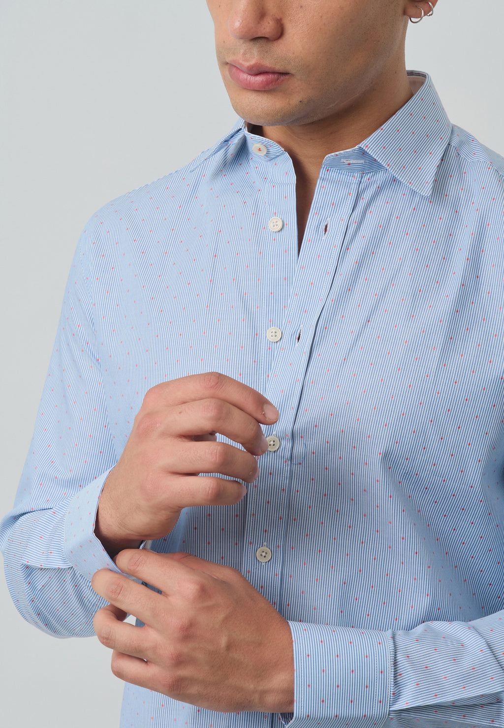 Camisa Azul Celeste H.L.