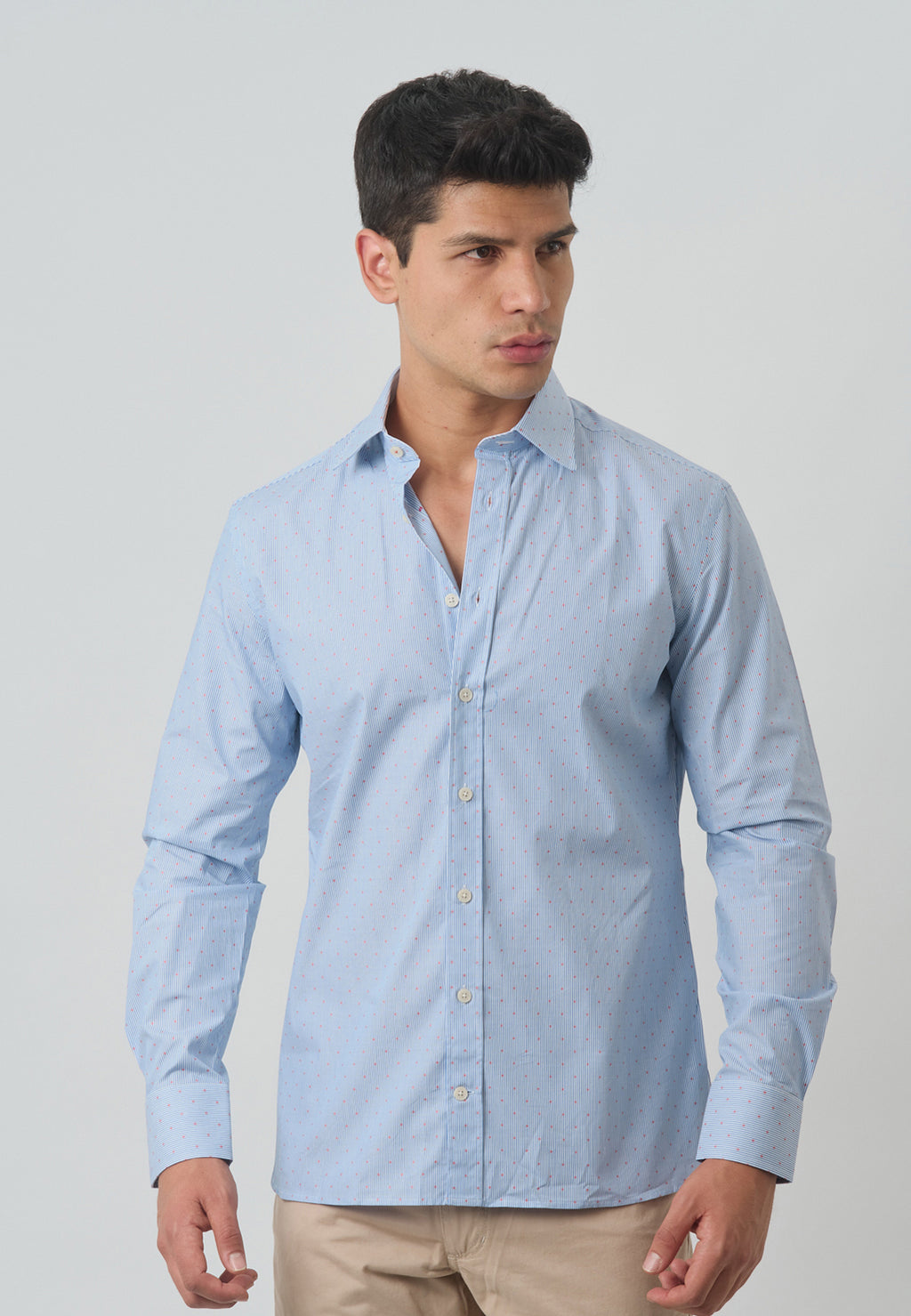 Camisa Azul Celeste H.L.