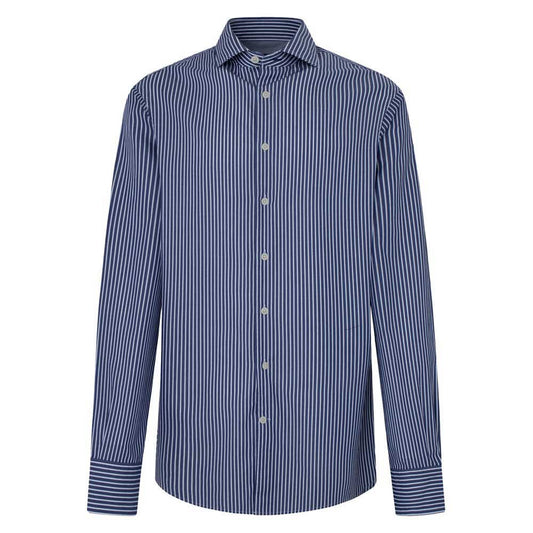 CAMISA SPORT HACKETT LONDON AZUL ALGODON  (HM309812-595)