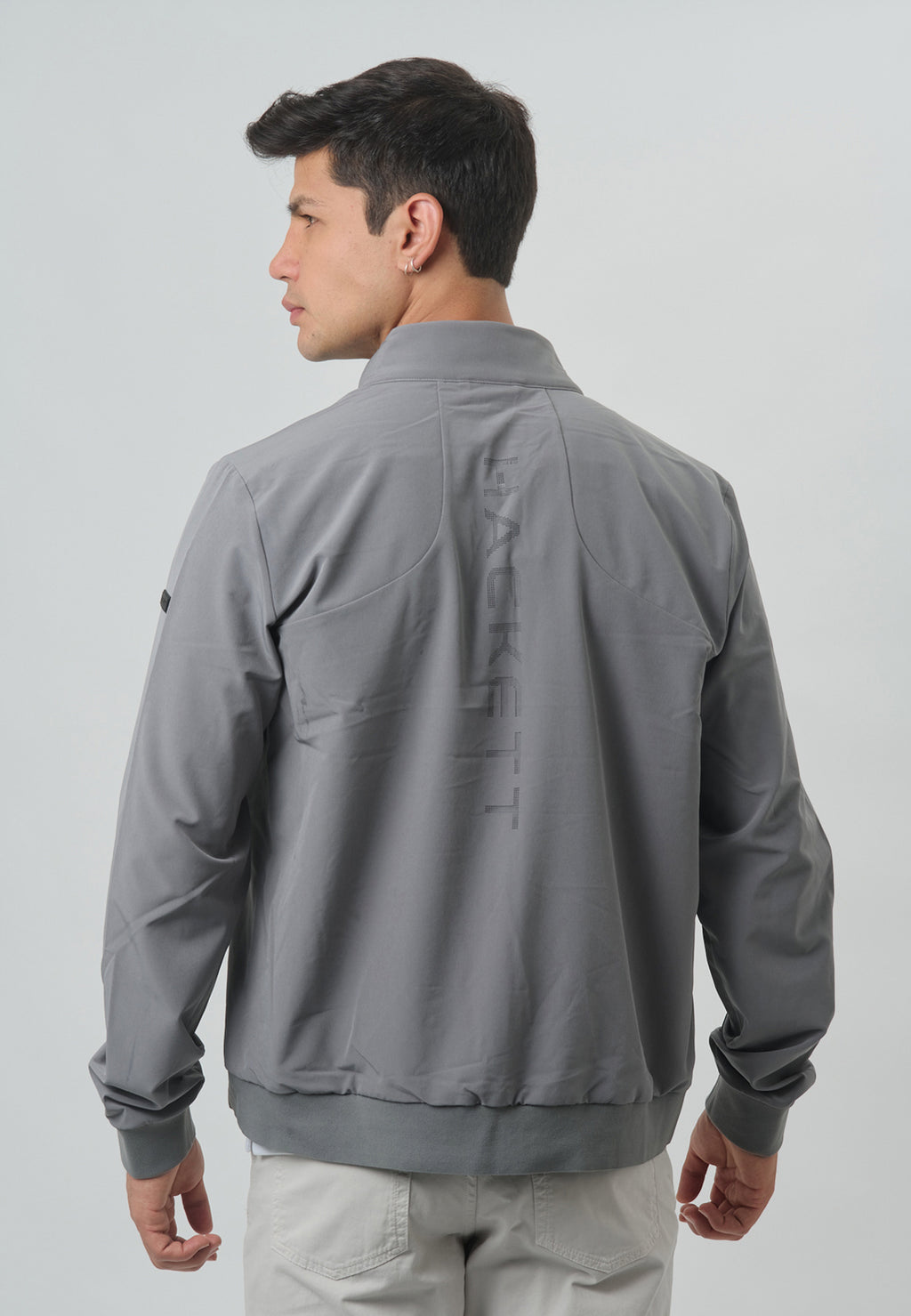 CHAQUETA HACKETT SILVER GRIS POLIESTER (HM402930-914)