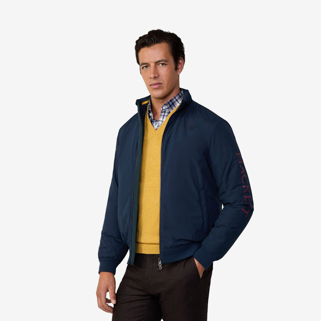 Chaqueta Blouson Azul Marino H.L.