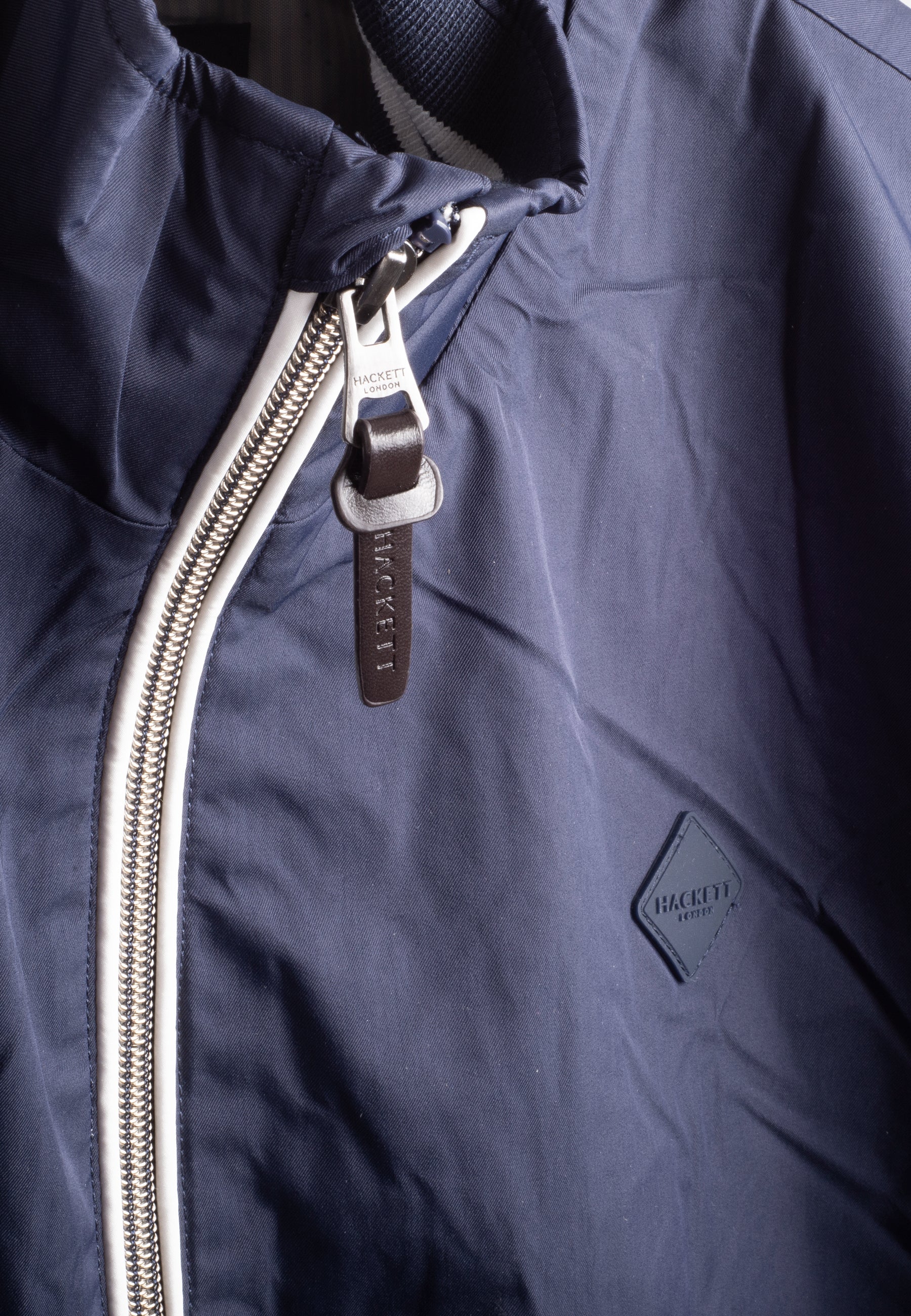 Chaqueta Azul Nylon Hombre H.L.