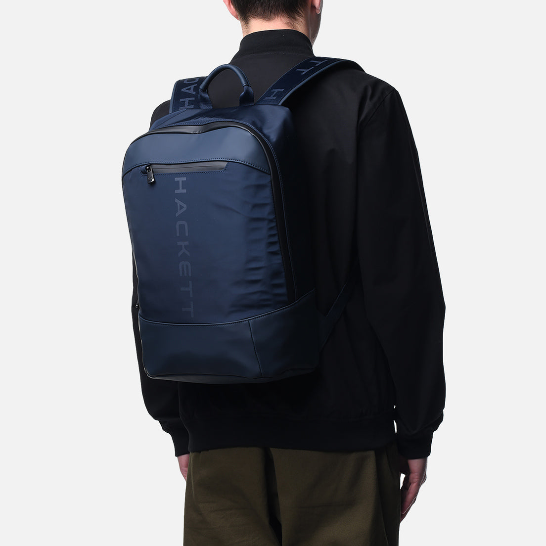 Backpack Hombre Azul/Negro H.L.