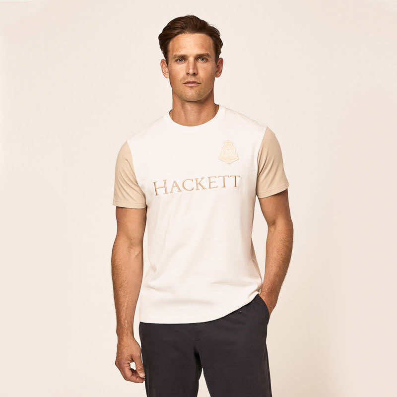 T-SHIRTS HACKETT CREAM (HM500697-8NH)