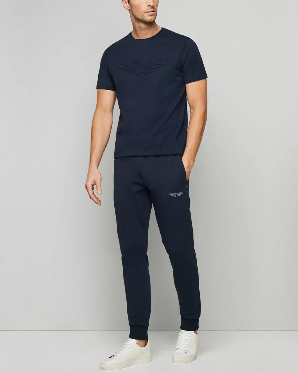 CAMISETA-TSHIRT HACKETT LONDON AZUL ALGODON (HM500779-595)