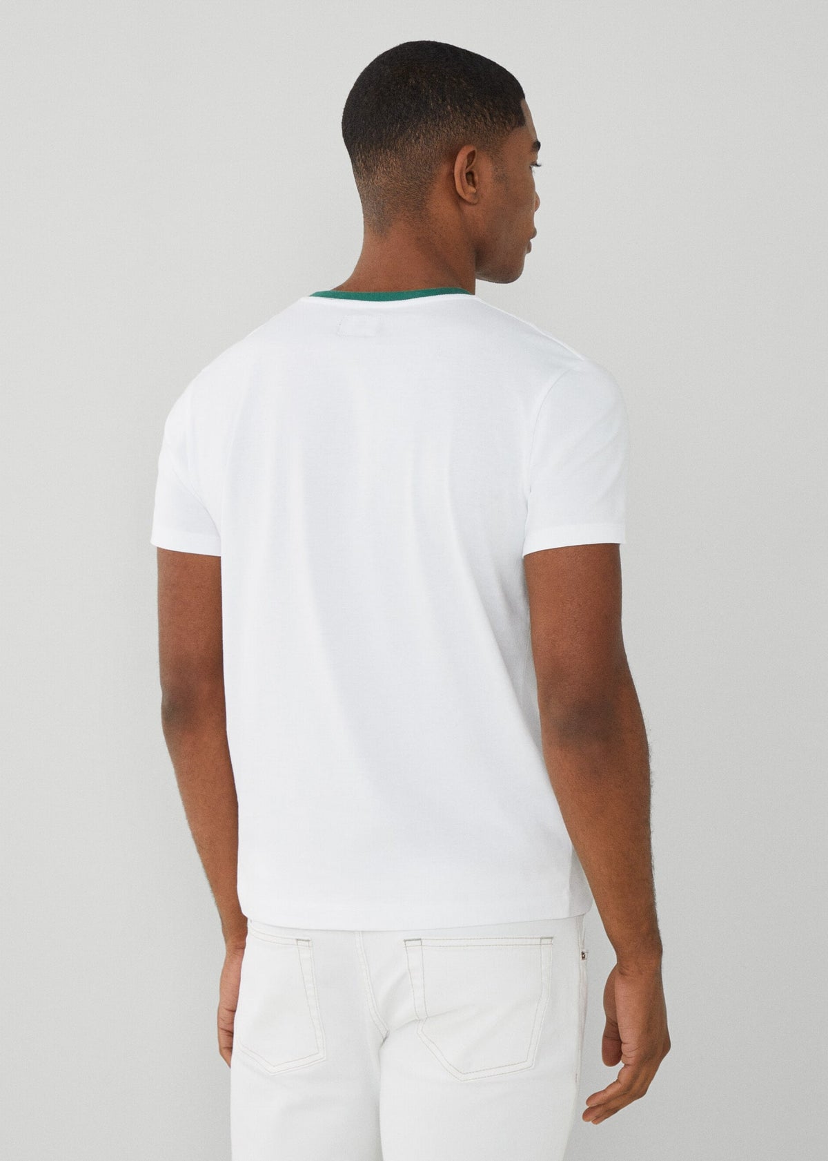 CAMISETA-TSHIRT HACKETT LONDON BLANCO ALGODON (HM500797-800)