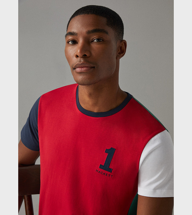 CAMISETA-TSHIRT HACKETT LONDON ROJO ALGODON (HM500799-255)
